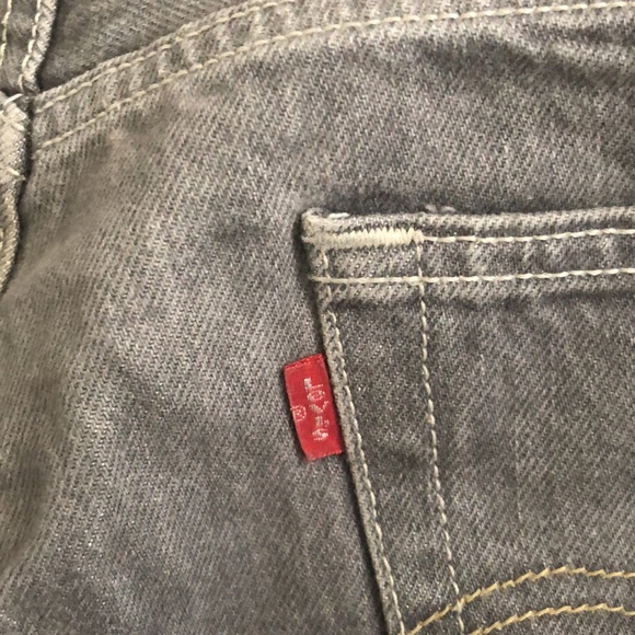 S O L D Levi’s 501 Grey Wash W 36 L 32 - Picture 6 of 7